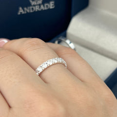 Aparador WENDY 3mm em Prata 950 Cravejado
